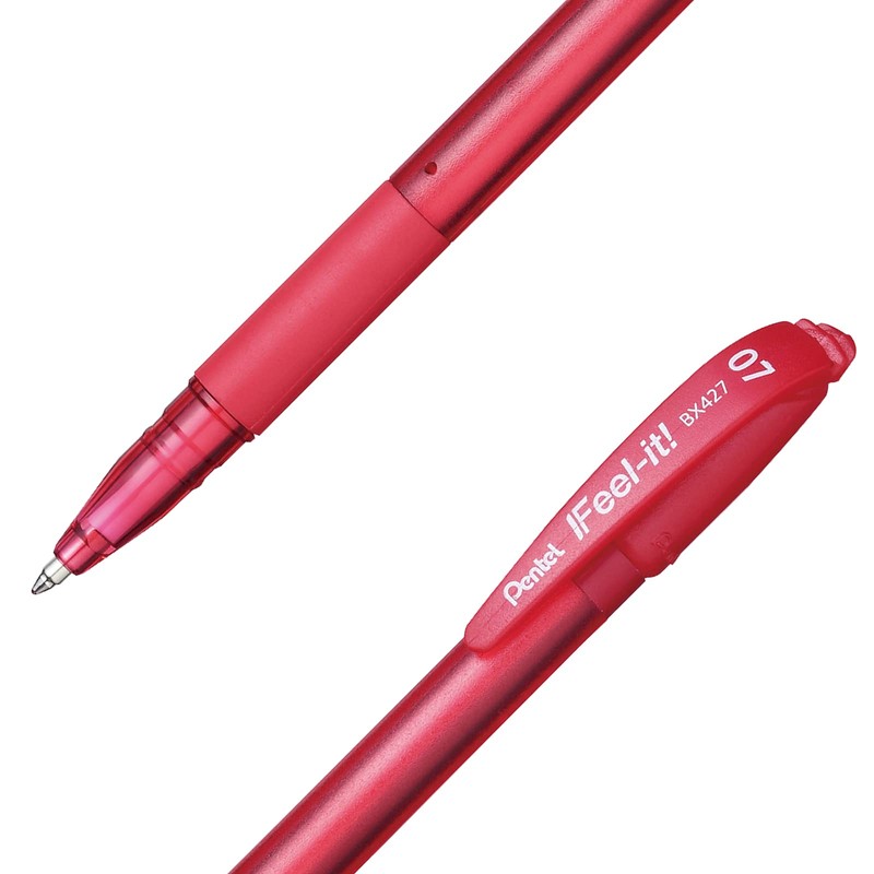 Pentel BX427BP3-M Bolígrafo Feel-It 0.7 mm BP 3 piezas Color