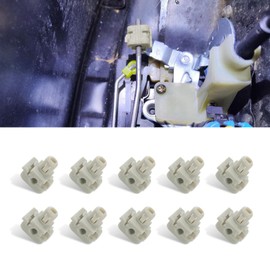 RGOAANC 10PCS Door Lock Rod Clips, Automotive Clips, Tailgate Handle Rod Retainer Replacement Fits 5/32" Rod, Auto Door Latch Clamp Accessories Compatible with F150 F250 F350, Replace OEM#16629990