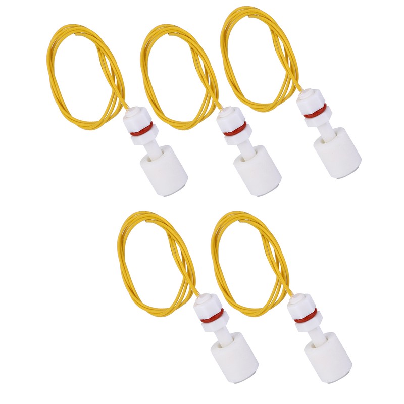 5pcs PP Plastic Float Switch Water Tank Pool Liquid Level
