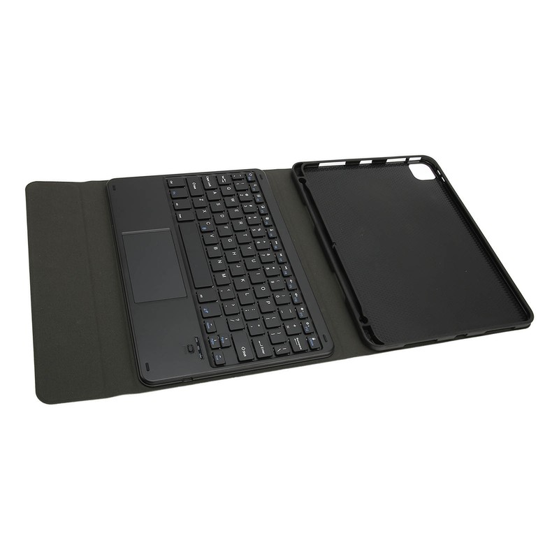 Tablet Keyboard Trackpad Magnetic Auto Sleep Kickstand Pencil Holder Wireless