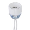 B&P Lamp® Porcelain GU10 Halogen Socket with 1/8IP Hickey, 12"