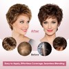 Hair Topper, Short Wiglet Hair Topper for Women with Thinning