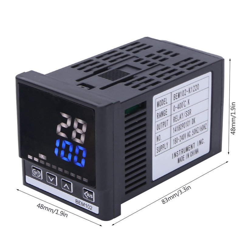 BERM BEM102 K1220 LED Digital Tube Display Thermostat Temperature Controller