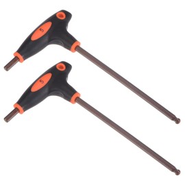 TOP-VIGOR Sechskantschlüssel, 5 mm, T-Griff, Sechskantschlüssel, metrischer S2-Stahl, Werkzeuge für Reparatur und Wartung, 2 Stück