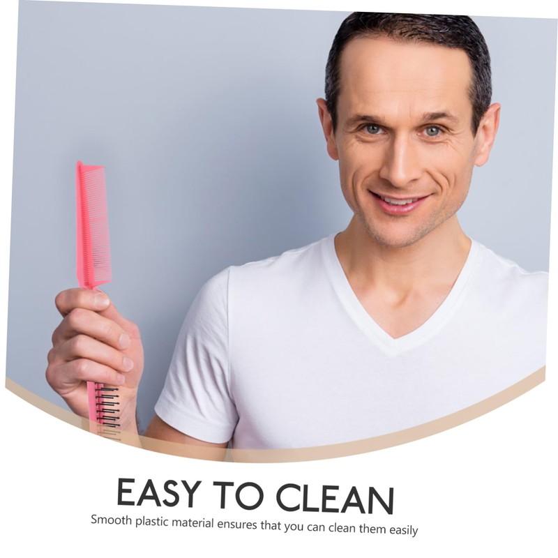 TOVINANNA Hair Brush Portable Plastic Comb 4pcs Set Folding Hair