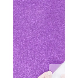 Allgala 12 Pack Glitter EVA Foam Paper 8 x 12inch Sheets-Lavender Color Self-Adhesive - Perfect for Kids Art Craft Projects and Classrooms or Cosplay DIY Cutters Card Party Decoration