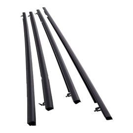 MotorFansClub 4PCS Weatherstrip Window Sealing Fit for Honda Civic 2006 2007 2008 2009 2010 2011 Door Outside Sealing Strip, Black