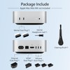 AILOVETECK Dust Plug Cover Kit for Mac mini M4/M4 pro,