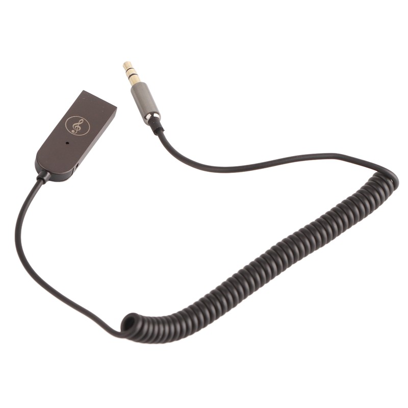 Bluetooth Adapter 3.5mm Aluminum Alloy Bluetooth Receiver for Car Home