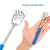 Bear Claw Telescopic Back Scratcher, Extendable Metal Claw Telescoping Backscratcher