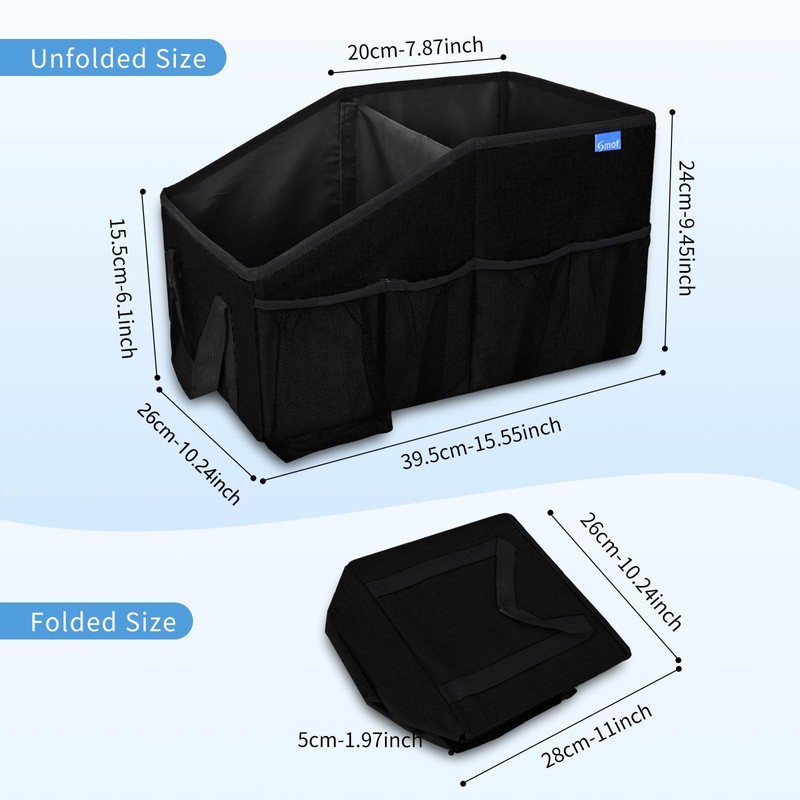 Ldex Car Seat Organizer for Back Seat Front Seat Between