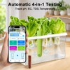 Kactoily Smart 4-in-1 WiFi Hydroponic Monitor, pH EC TDS Temp