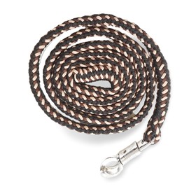 Pferdelinis Lead Rope Horse Tie Rope for Horses with Sturdy Panic Hook Length 2 m Many Colours (Brown/Beige/Black)