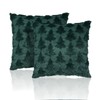 Lewondr Christmas Throw Pillow Cover 20x20, Set of 2 Super