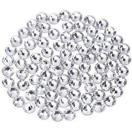 Novani Rhinestones 1440pcs SS20 Glass Rhinestones Crystal Flatback Gemstones for Crafts Nails Makeup Bags and Shoes Decoration（SS20, Crystal Clear）