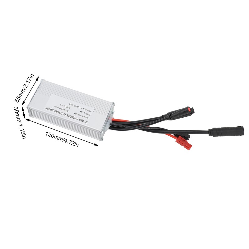 Electric Bike Controller DC 36V 48V 22A Brushless Square Wave