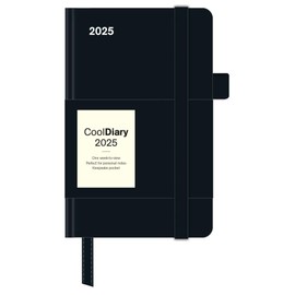 Black 2025 – Diary – Book Calendar – Pocket Calendar – 9 x 14: Cool Diary