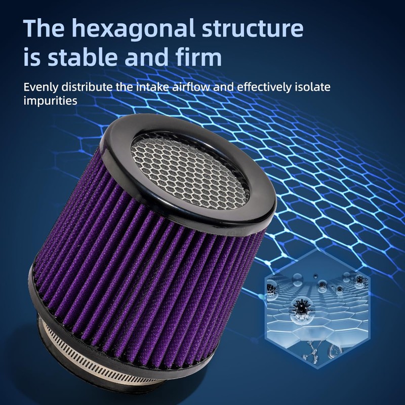 3" 3.5" 4" Inlet Car Replacement Cold Air Intake Filter