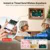 Uhale Digital Picture Frame 32GB Storage 10.1 Inch Wood WiFi