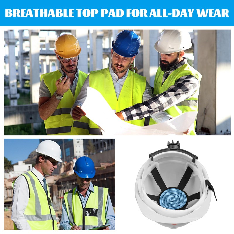 Hard Hat Top Pad, Washable Cooling Hard Hat Inserts/Liner/Cushions Replacement