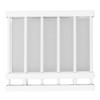 Tension Rod Shelf Adjustable Length Space Saving Nail Free Expandable