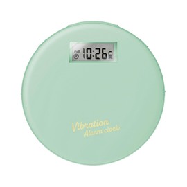 ADESSO Vibration Alarm Clock, Vibration Alarm Clock, Vibrating Type, Thin, Stylish, Compact, Cute, Mint Green