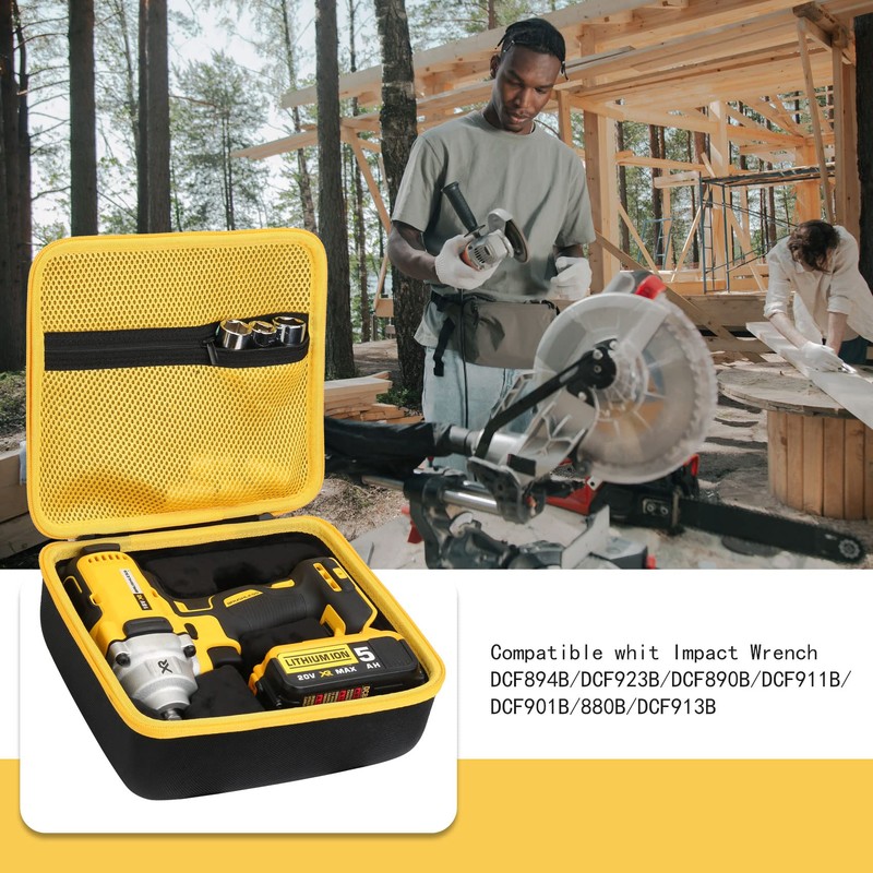 khanka Hard Carrying Case Replacement for DEWALT 20V MAX* XR