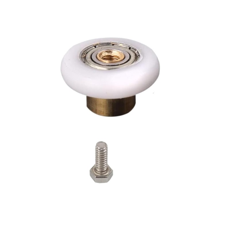 Shower Door Rollers，Roller Diameter 25mm, The Bathroom Glass Door Replacement