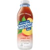 Snapple Zero Sugar Peach Tea, 16 fl oz Recycled Plastic