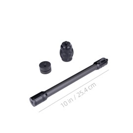 GQT Archery Bow Stabilizer for Compound Bow, Carbon Fiber Bow Balance Bar, Damping System and Weights Kit, 10 in