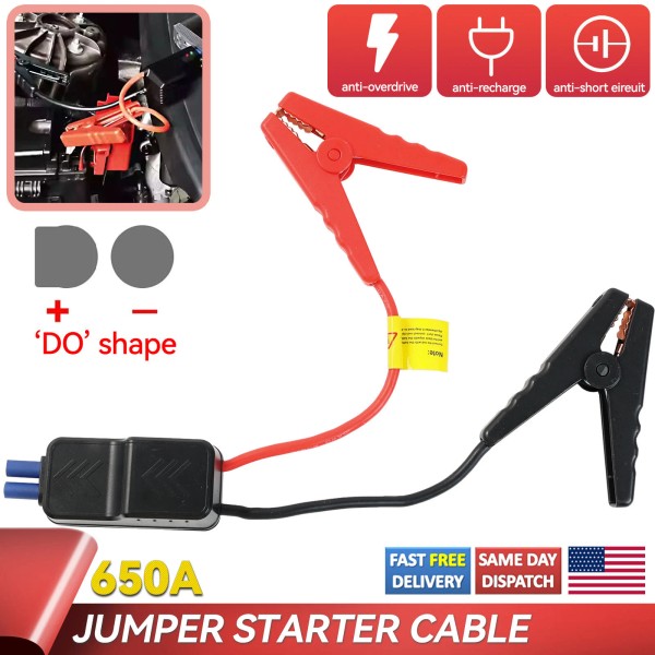 Unbranded Car 12V Jump Starter Jumper Cable EC5 Connector Alligator