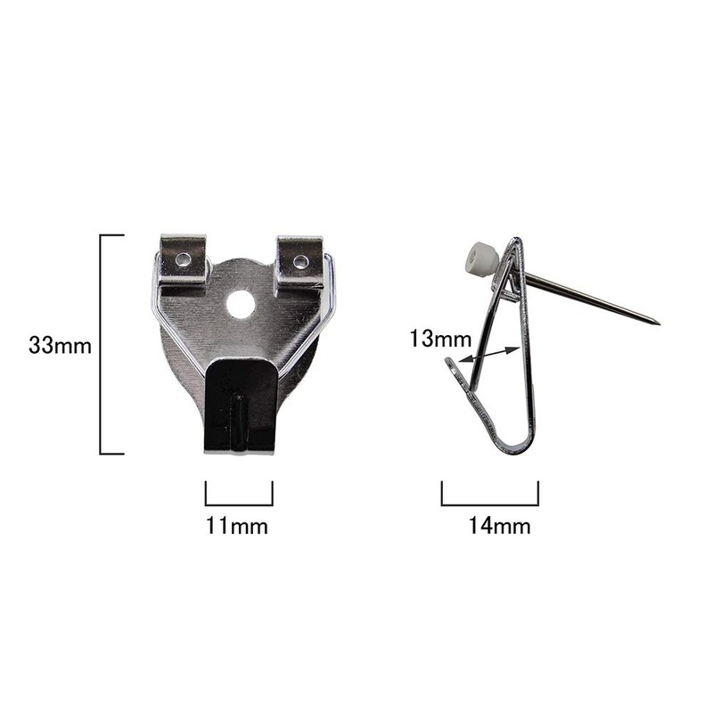 Daisen 35N04007323 Picture Frame, Accessories, Hanging Hardware, Safety X Hook,