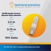 100W Halogen Bulb Replacement for Satco S4361 by Technical Precision