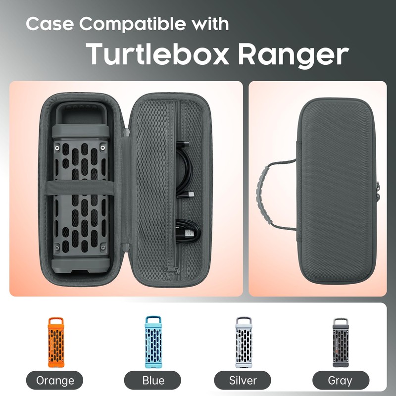 Hard Travel Case Compatible with Turtlebox Ranger Outdoor Portable Bluetooth