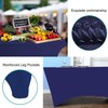 RELIANCER 2 Pack 4FT Rectangular Spandex Table Cover Four-Way Tight