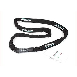 Bianchi Lock Black 39.4 inches (1000 mm) Dial Chain Lock B JPP0202002BK000