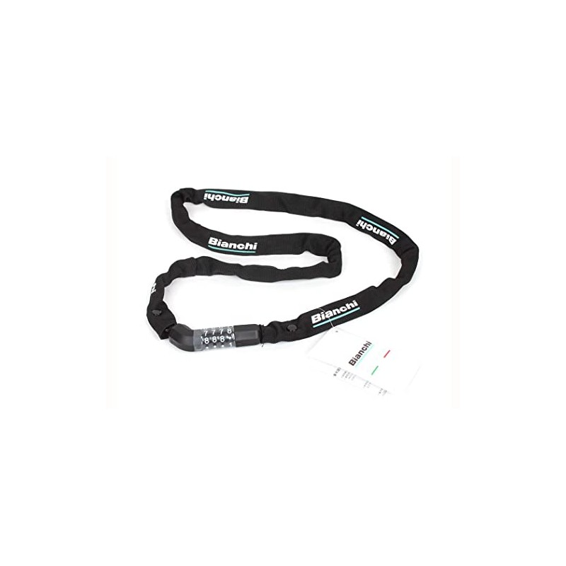 Bianchi Lock Black 39.4 inches (1000 mm) Dial Chain Lock