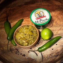 El Pinto Chopped Green Chile Hot 4 Ounce (Pack of 12)