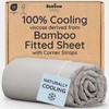 Bambaw 100% Viscose Derived from Bamboo Fitted Sheet Queen Size,