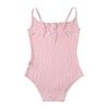 CutiePlusU Cotton Button Crotch Adult Sling Onesie Bodysuit V-Neck Button,