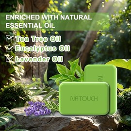 Jab?n en Barra Medicinal Antimic?tico, Tratamiento para la Ti?a Inguinal, Pie de Atleta y Candidiasis para Hombres, Barra de Jab?n Corporal con Aceite