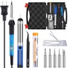 Tabiger Soldering Iron Kit 60W 110V-Adjustable Temperature Welding Soldering Iron