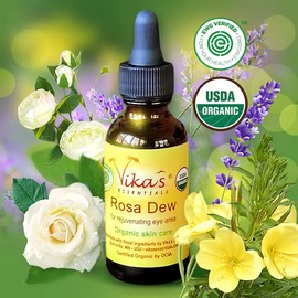 Vika's Essentials Certified Organic Eye Serum Rosa Dew