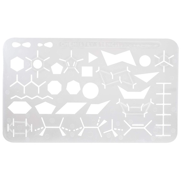 Easyshapes: Organic Chemistry Stencil Drawing & Drafting Template. by Easyshapes