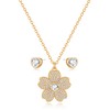 LILIE&WHITE Necklace & Earrings Set – Gold-Plated, Hypoallergenic, Fade-Resistant Jewelry