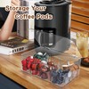 ZECENN Coffee Pod Holder Storage for Counter, Clear Organizer for