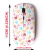 2.4G Wireless Mouse with Cute Pattern Design for All Laptops