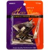 HairWare Single Prong Clips - 12 ct