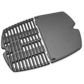 7644 Cooking Grates for Weber 516002,516001,50060001,51010001,51060001, for Baby Weber q Gas Grill Q100,Q1000,Q120,Q1200,Q1400,Cast Iron Grill Parts,2 Packs
