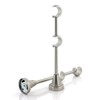 GIRASOLE HOME® 2 x Double Sided Open Curtain Pole Brackets